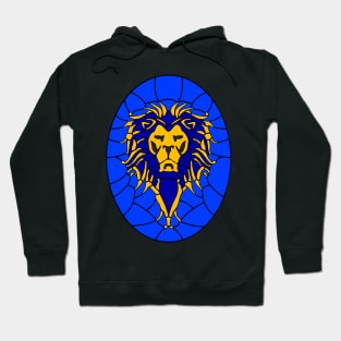 Mosaic Pattern Lion Hoodie